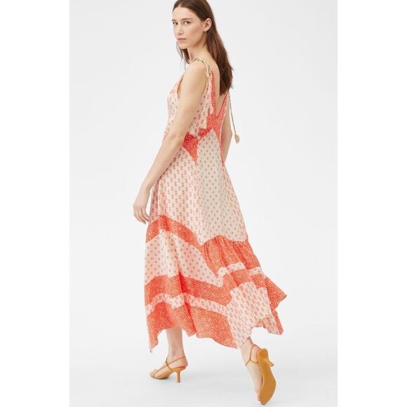 Rebecca Taylor Block Print Maxi Dress - Picture 2 of 11